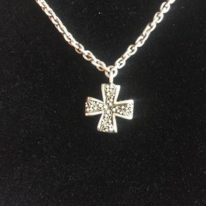 Lois Hill silver cross necklace 925
